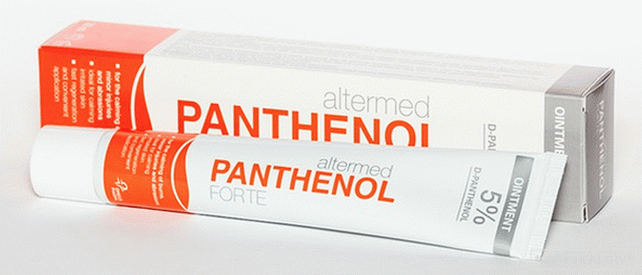 Pourquoi l'onguent de panthénol est-il utilisé?