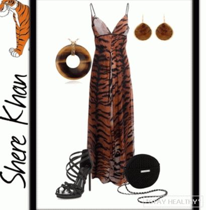 Qu'est-ce qui porte une robe léopard? фото